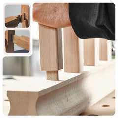 Solid Carbide Bit for Domino Jointing Machines Cutter Set Includes 5 Solid Carbide Bits with Diameters of 4mm,5mm,6mm,8mm and 10mm