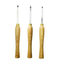 Woodturning Mini Size Carbide Lathe Tool Set Of 3