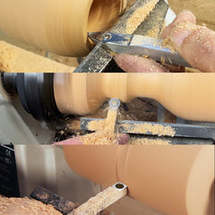 Woodturning Carbide Lathe Tool Mini Size Finisher Round Tip Chisel for Wood Hobbyist or DIY or Carpenter.