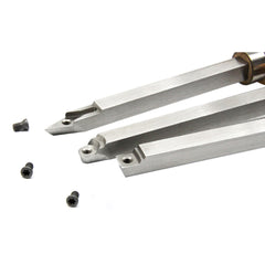 Woodturning Mini Size Carbide Lathe Tool Set Of 3