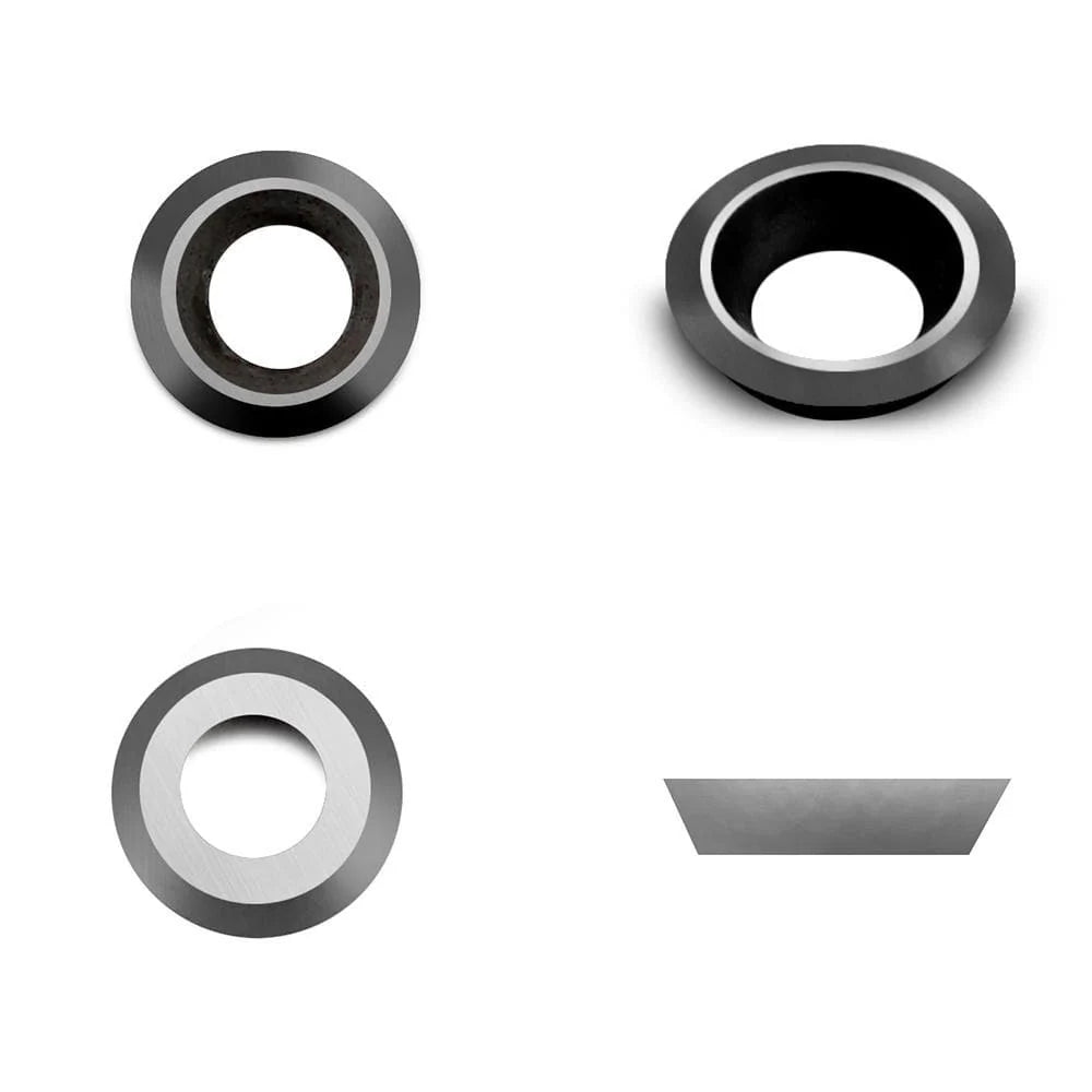 Ci5 NR Woodturning Negative Rake 8.9mm Round Carbide Cutter for EWT Fi ...