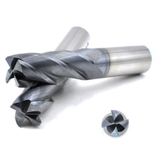 Carbide Square End Mills 4 Flute TiALN Coating CNC Mill Bits for Steel - 1PCS